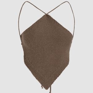 Bare Back Knit Crop Top